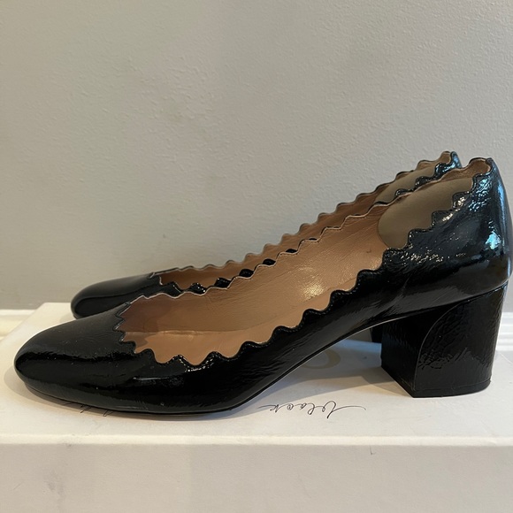 Chloe black patent heel - Picture 2 of 7